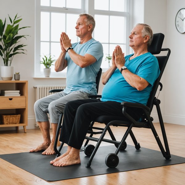 Comment les exercices de yoga sur chaise peuvent-ils aider les personnes à mobilité réduite?