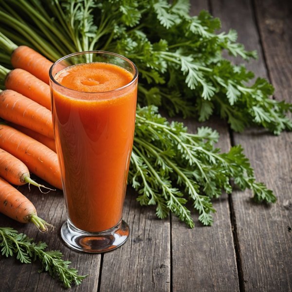 Comment la consommation de jus de carotte peut-elle améliorer la santé oculaire?